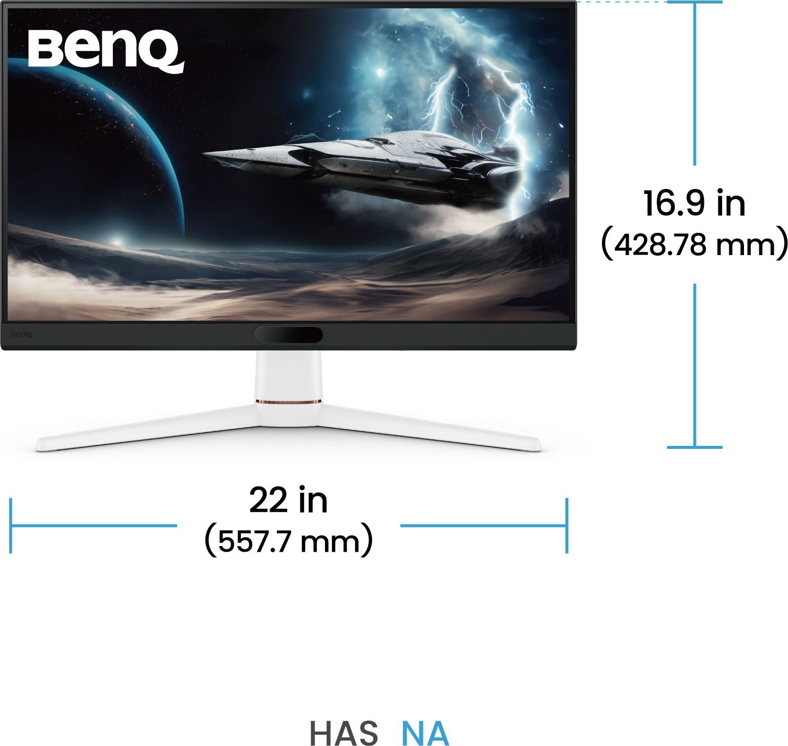 Monitor gaming BenQ MOBIUZ EX251, 24.5", Full HD, i zi e bardhë