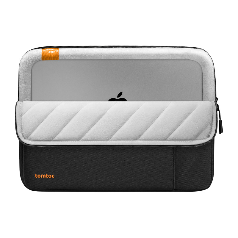 Set mbrojtës laptopi Tomtoc Defender A13, për 14" MacBook Pro dhe 13" MacBook Air, i zi