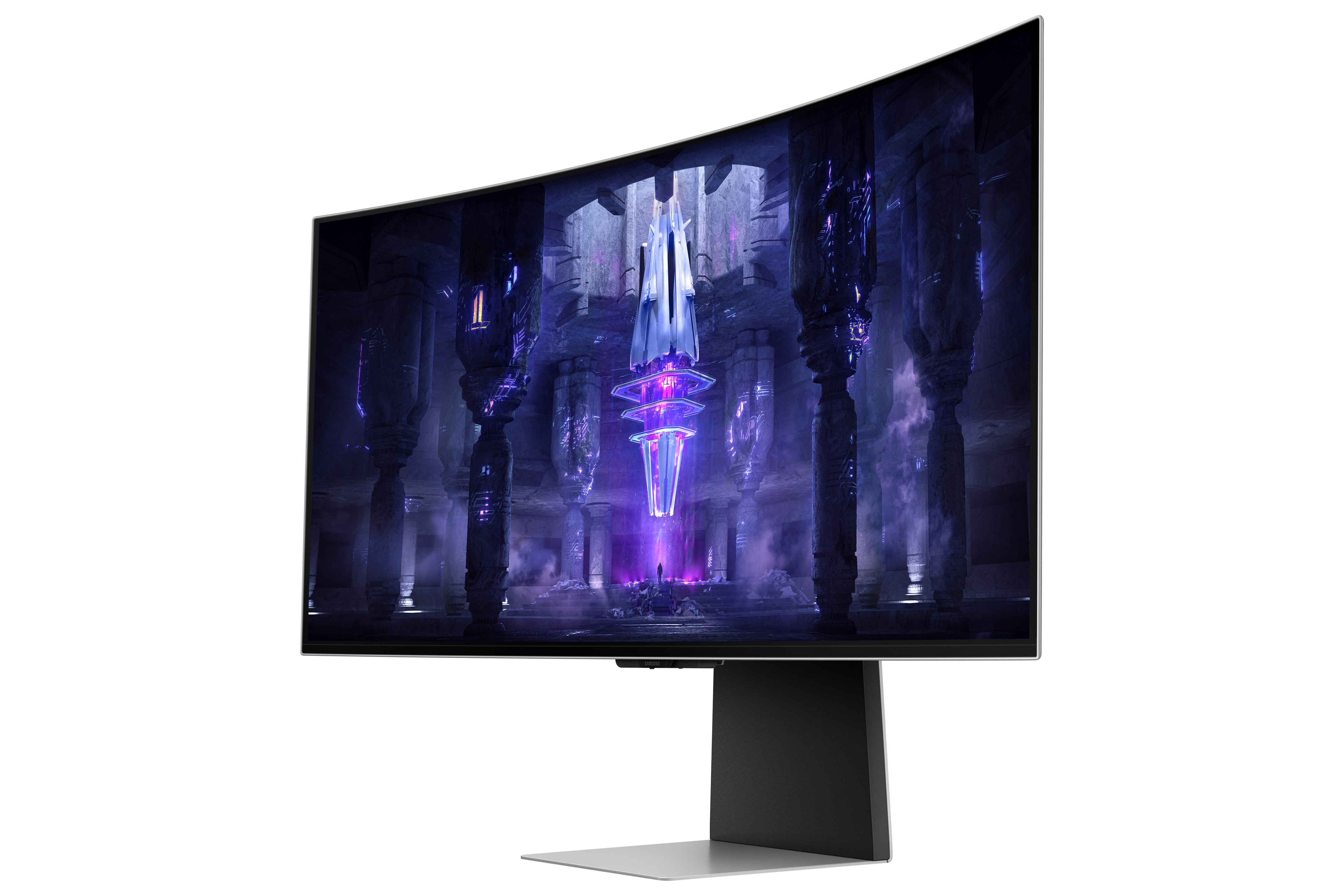 Monitor Samsung Odyssey G85SB, 34", OLED, UWQHD, 175Hz, i hirtë