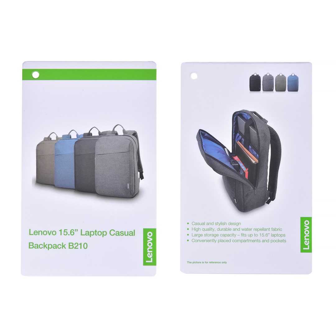 Çantë shpine për laptop Lenovo B210, 15.6", e gjelbër