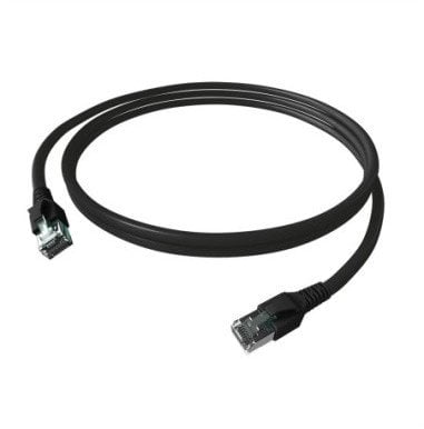 Kabllo rrjeti Easylan Patch Cable S/FTP CAT6a, 0.5m, e zezë