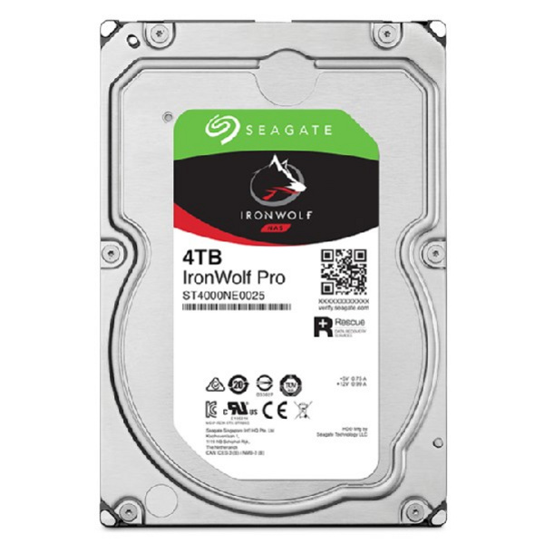 Hard Disk Seagate IronWolf Pro ST4000NT001, 4TB, 7200 RPM, 256MB Cache, 3.5"