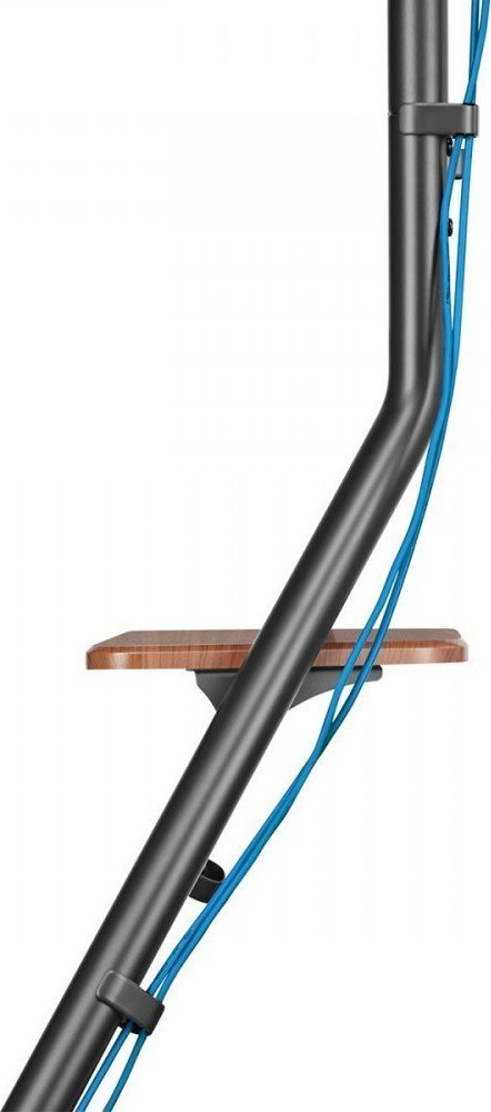 Mbajtëse TV këndore Maclean MC-455, 37-75", 40kg, rafte druri