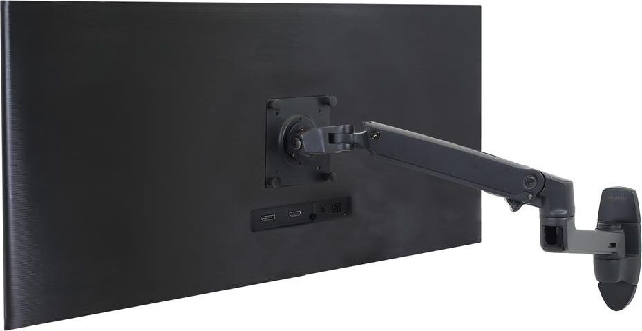 Ѕиден држач за монитор Ерготрон LX Wall, до 34", црн мат