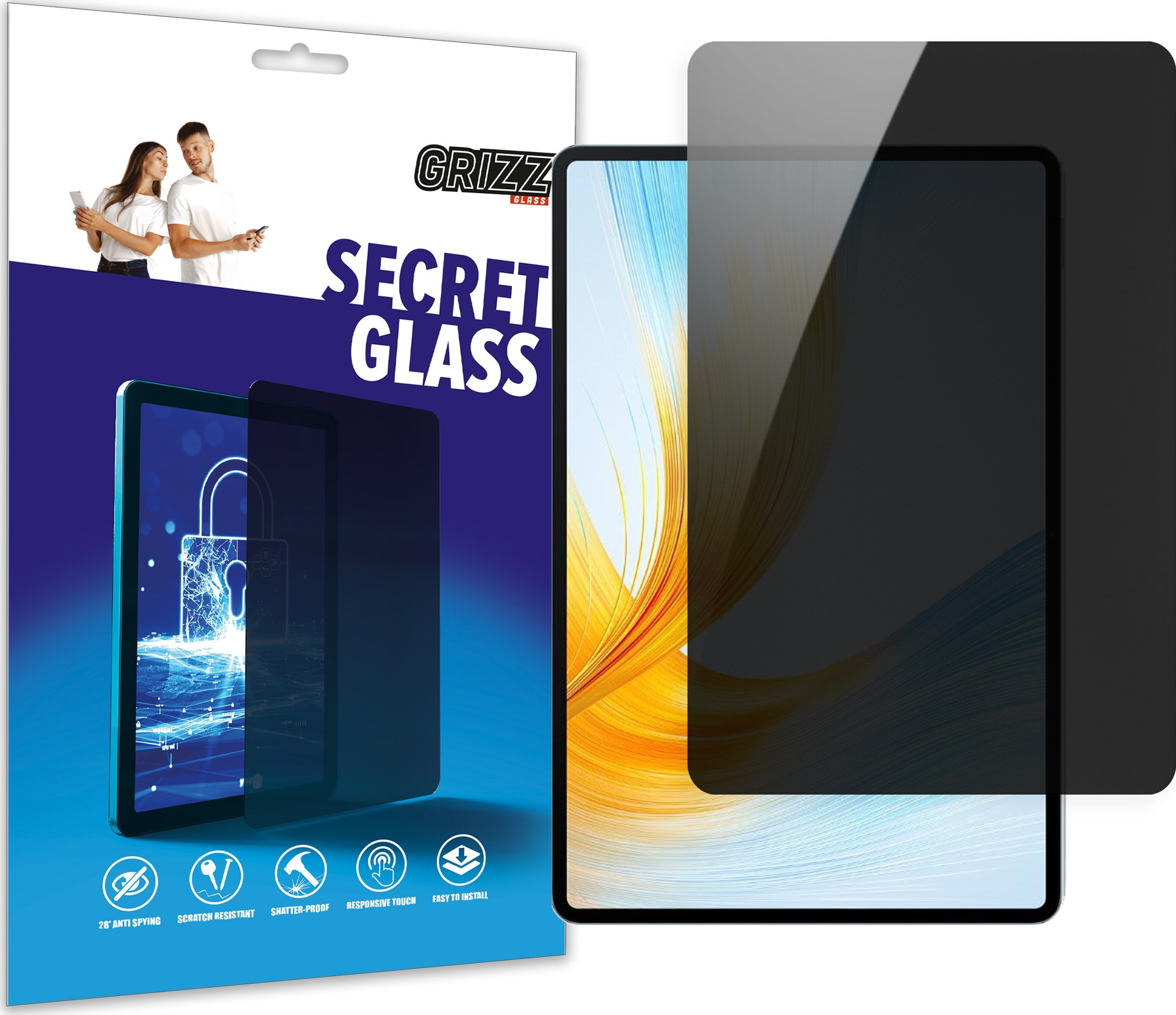 Xham mbrojtës privatësie Grizz SecretGlass për Honor MagicPad 13, hibrid