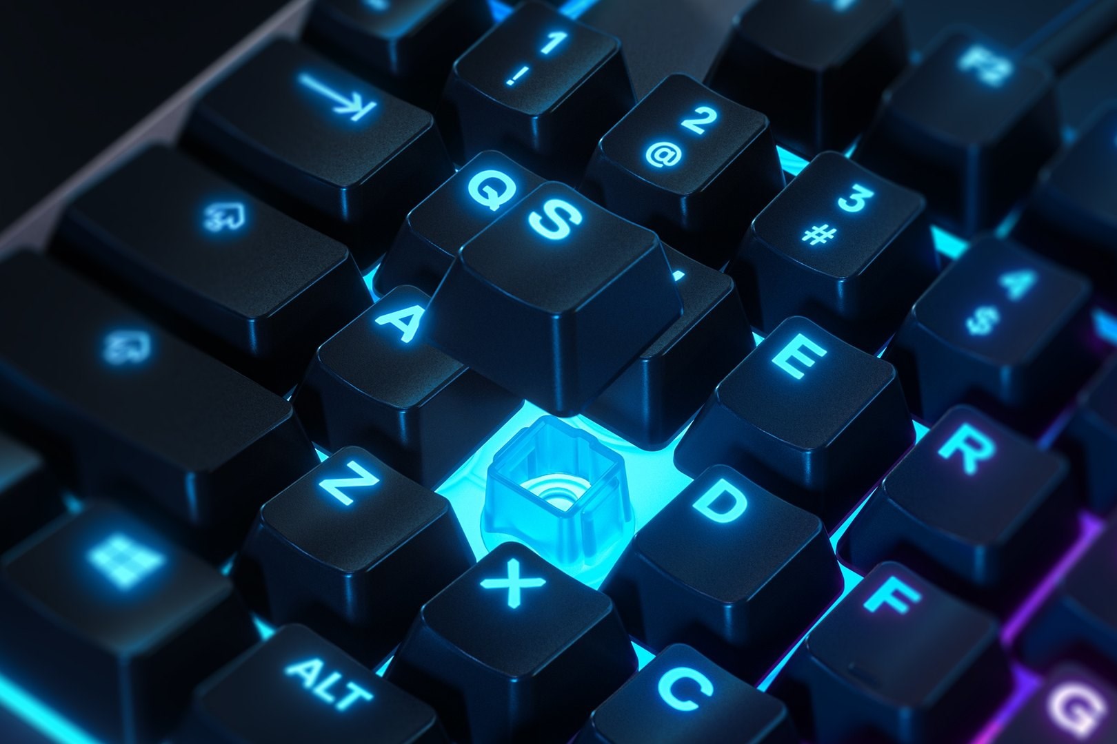 Tastierë lojërash SteelSeries Apex 3, USB, QWERTY, e zezë