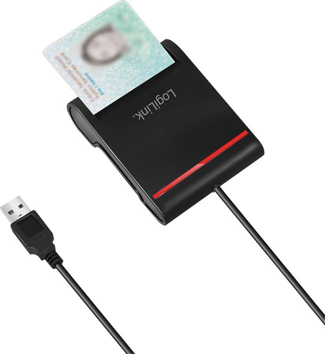 Lexues kartelash LogiLink CR0047 Smart ID, USB 2.0, i zi