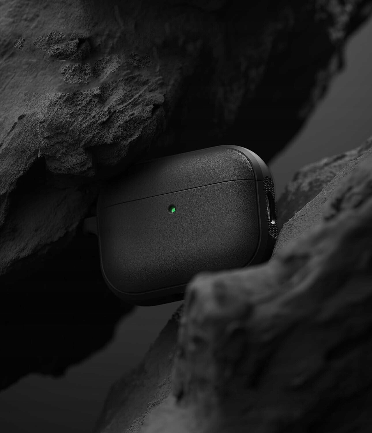 Kuti mbrojtëse Ringke Onyx Magnetic për AirPods Pro 3, MagSafe, TPU, e zezë