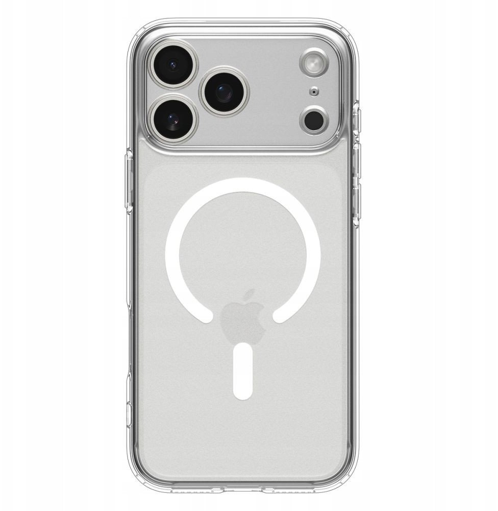 Mbulesë telefoni Spigen Ultra Hybrid MagSafe për iPhone 17 Pro, transparente, e bardhë