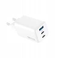 Karikues rrjeti Forever TC-08-65ACC GaN PD QC, 65W, 2x USB C 1x USB A, i bardhë