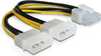 Kabllo Delock PCI Express 82397, 15cm, e verdhë