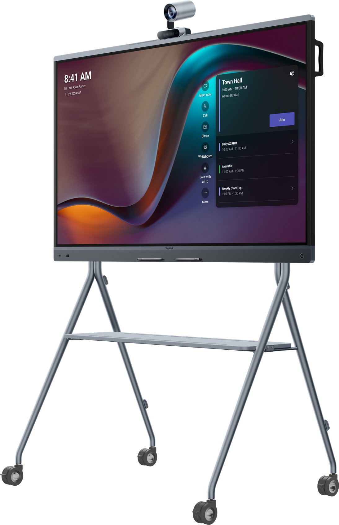 Ekran bashkëpunimi Yealink MeetingBoard 75 Pro MB75Pro A02, 75", 4K, i bardhë