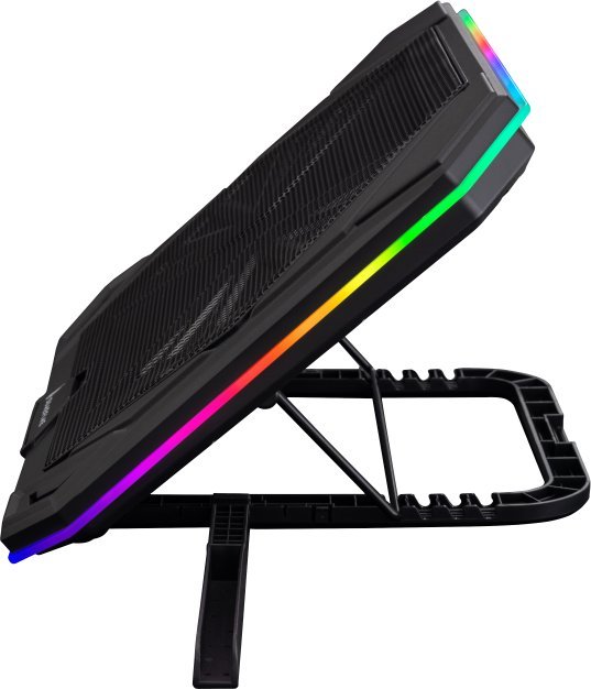 Ftohës laptopi gaming SureFire Bora X1, deri 17", RGB, i zi
