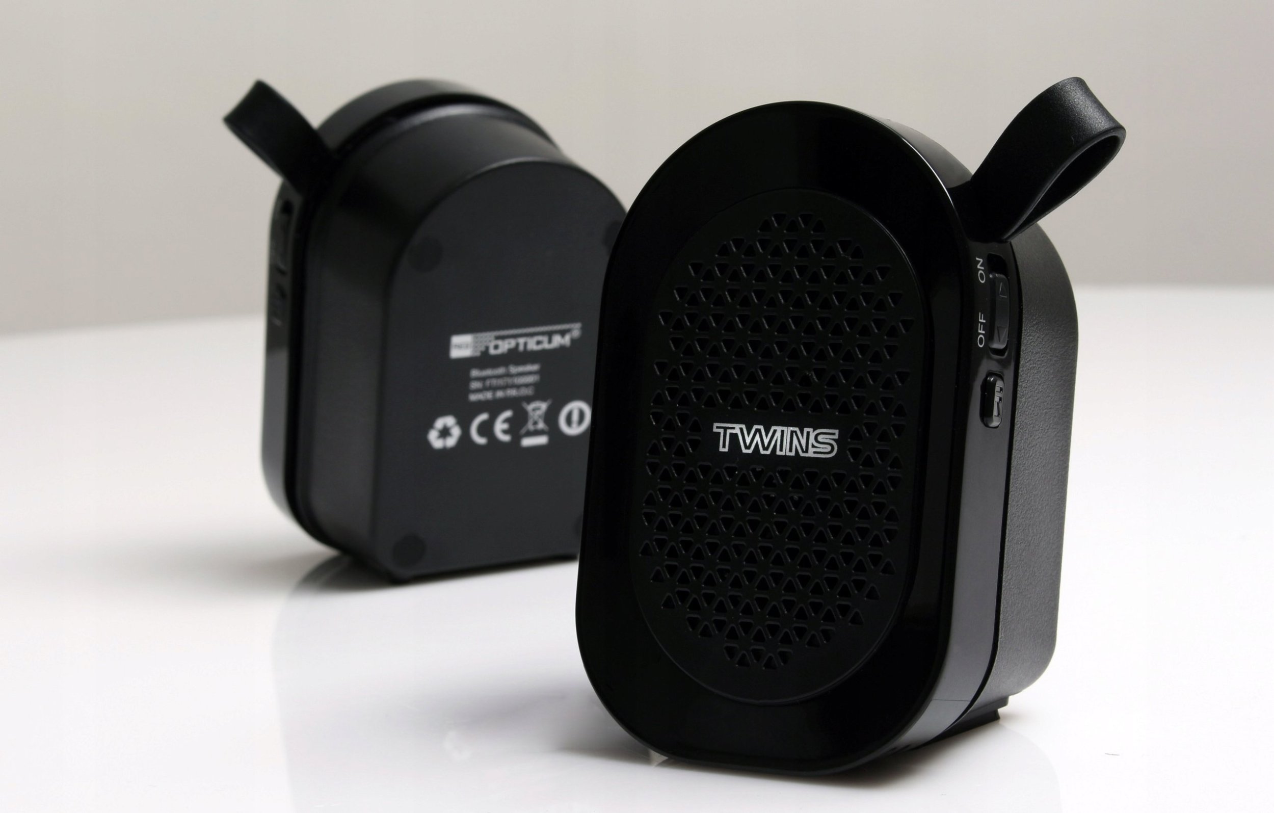 Altoparlantë portabël Opticum AX 10 Twins, Bluetooth, True Stereo, të zinj
