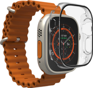 Mbrojtëse InvisibleShield Flex 360 për Apple Watch Ultra 49mm, set mbrojtës ekran dhe kornize, transparente
