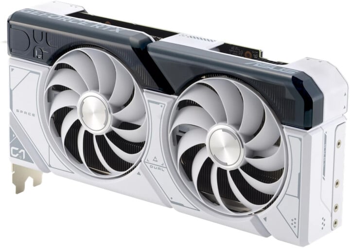 Kartelë grafike ASUS Dual GeForce RTX 4070 SUPER White OC Edition, 12GB GDDR6X