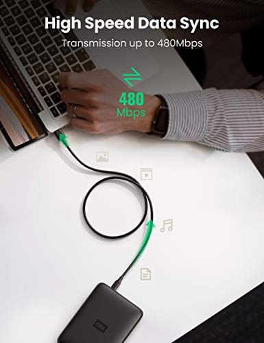 Kabllo USB Ugreen 10386, USB A në mini USB, 3 m, e zezë