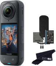 Kamerë aksioni Insta360 X5, 8K 360°, e zezë