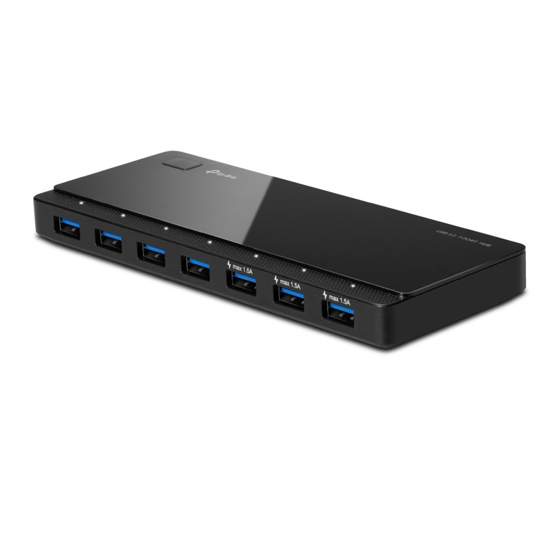 Hub USB TP-Link UH700, 7 porta, USB 3.0, i zi