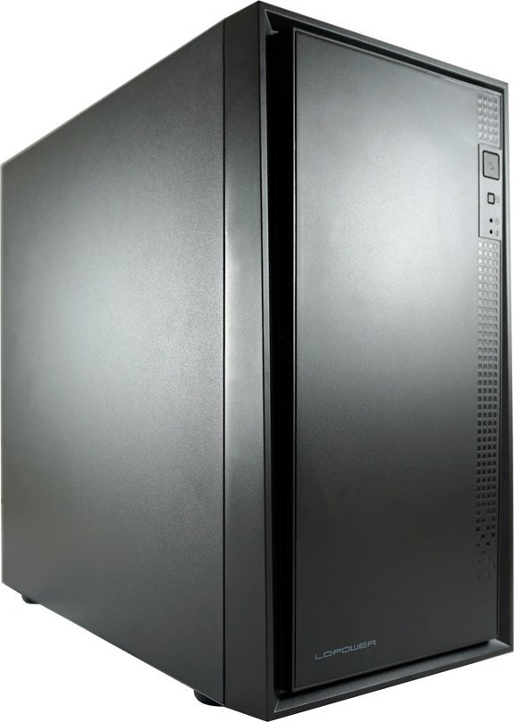Kuti kompjuteri LC-Power 2016MB Micro Tower, për ATX mATX, e zezë