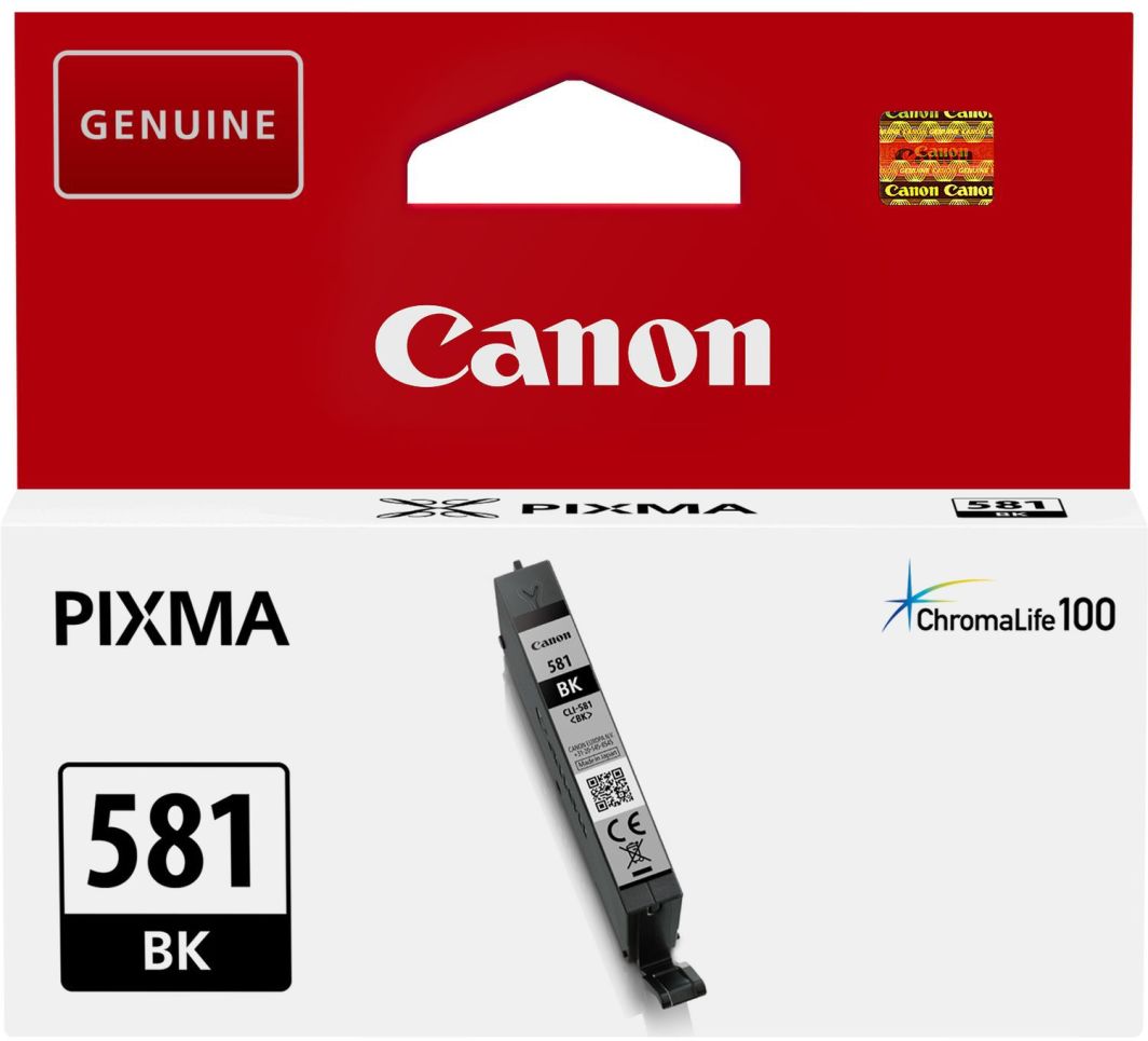 Ngjyrë për printer Canon CLI-581Bk, e zezë