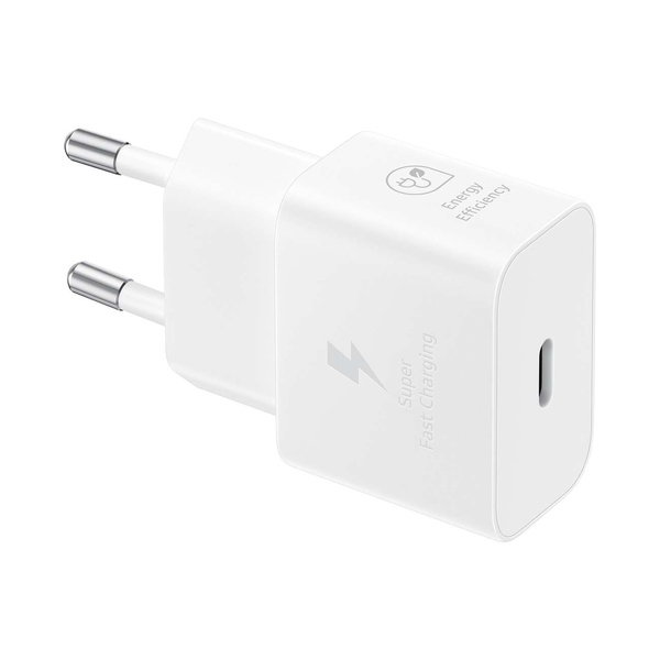 Karikuesi Samsung EP-T2510XWEGEU 25W SFC GaN me kabllo USB-C, i bardhë