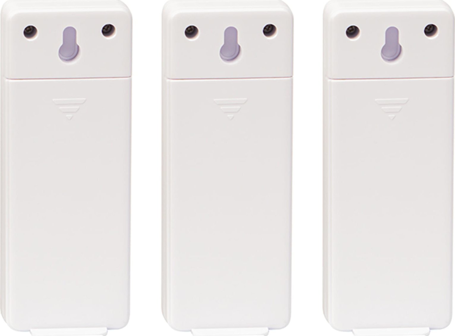 Stacion moti Hut, termometër higrometër orë, me 3 sensorë, i bardhë