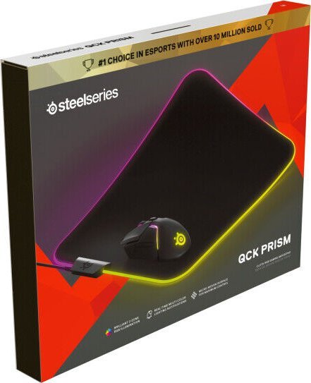 Mousepad SteelSeries QcK Prism Cloth RGB Medium (63825)