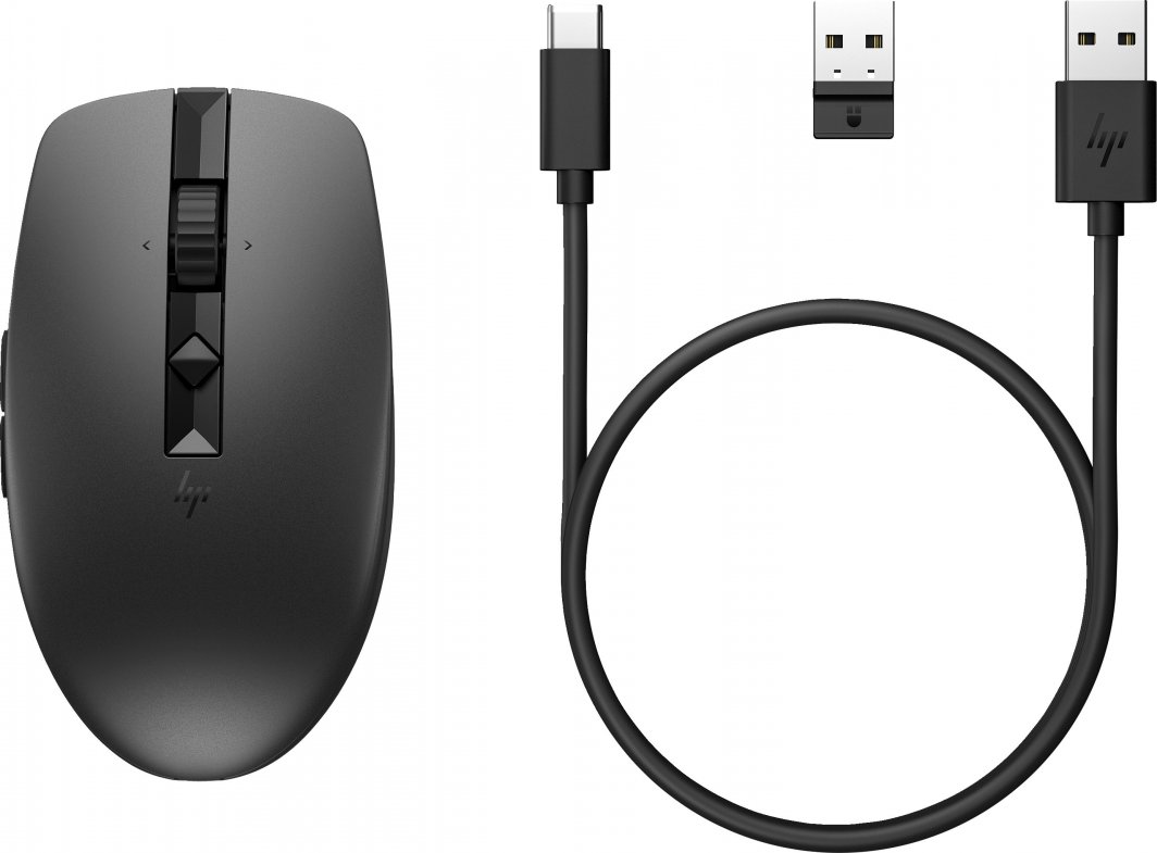 Maus Wireless HP 715, Bluetooth, USB-C, i zi