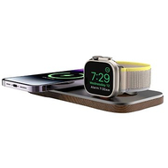 Karikues wireless CubeNest K200 2in1 MagSafe, 20W, për iPhone Apple Watch AirPods, gri