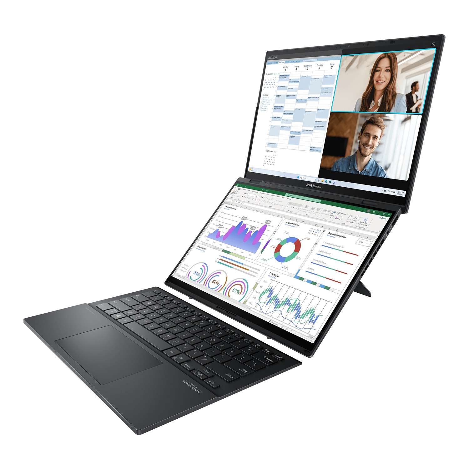 Laptop ASUS Zenbook Duo UX8406CA, 14", Intel Core Ultra 9, 32GB RAM, 2TB SSD, Windows 11 Pro, i hirtë 3