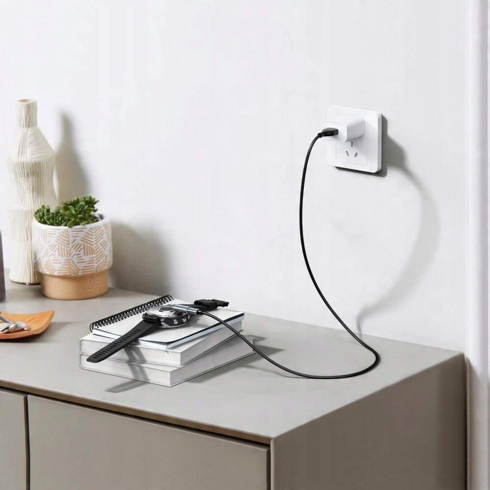 Adapter karikimi Tech-Protect UltraBoost Type-C për Garmin, 5W, USB 2.0, gri
