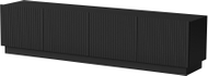 Kabinet TV Liverti 200, 200x42x48 cm, ngjyrë e zezë acacia