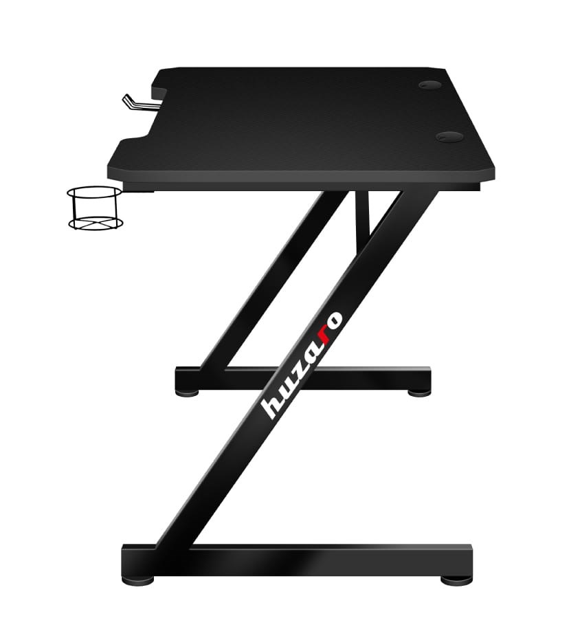 Tavolinë gaming Huzaro Hero 2.5, 120x60 cm, e zezë