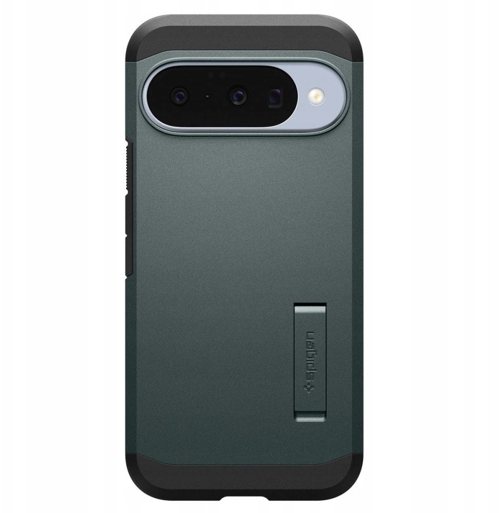 Mbështjellës telefoni Spigen Resistant Armor, Google Pixel 10 Pixel 10 Pro, i gjelbër