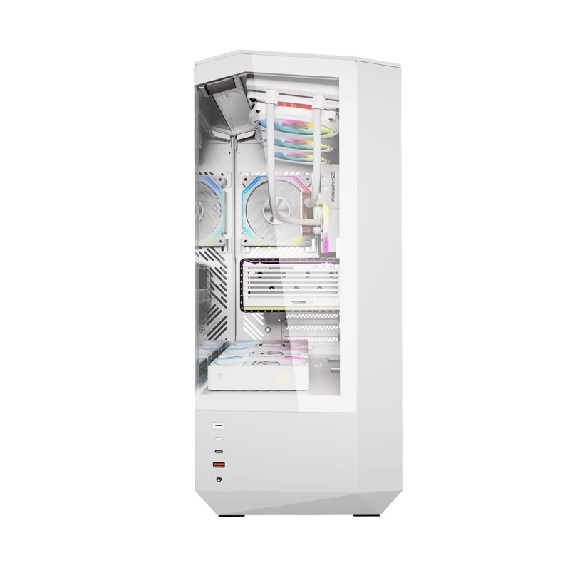 Kuti kompjuteri Darkflash DY460, ATX, 4 ftohës ARGB, e bardhë