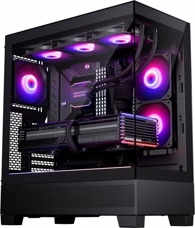 [OUTLET] Kasë Phanteks XT View D-RGB, e zezë, Midi Tower