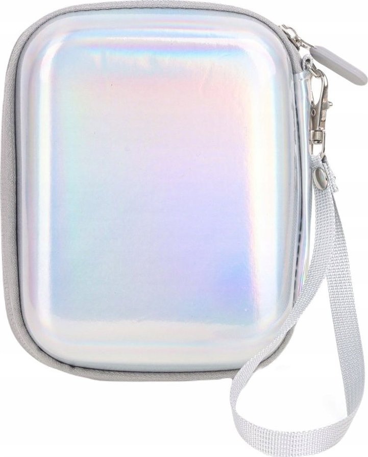 Etui mbrojtëse LoveInstant Silver Shine për Instax Mini Evo Mini LiPlay Mini Link, rezistente ndaj ujit, kundër goditjeve, argjend e shkëlqyeshme