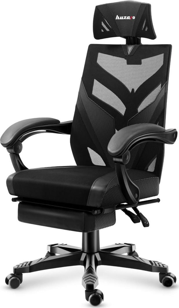 Karrige gaming Huzaro Combat 5.0, mekanizëm rrotullues, deri 140 kg, e zezë
