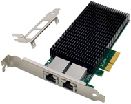 Мрежна картичка Microconnect X540 T2, PCIe x4, 2 порти RJ45, црна
