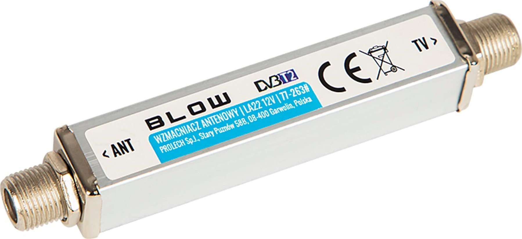 Amplifikator antene Blow LA22, 22 dB, 12V, argjendtë