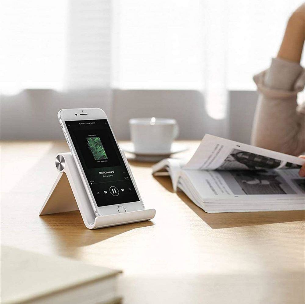Mbajtëse telefoni dhe tableti Tech-Protect Z1 Stand, për pajisje deri 8", e bardhë