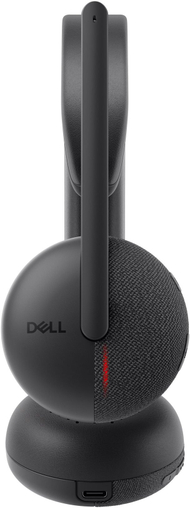 Kufje wireless DELL WL3024, me mikrofon, të zeza