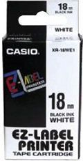 Kasetë etiketimi Casio XR-18WE1, 18mm, 8m, e bardhë