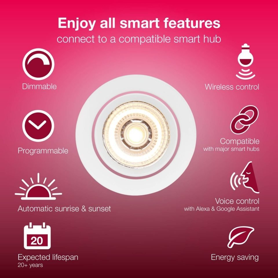 Spot tavani Innr RSL 115, LED 380 lm, 2700K, i bardhë