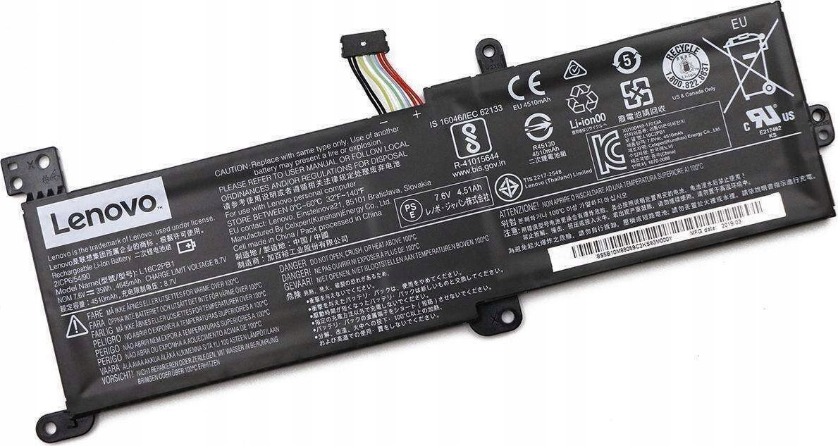 Bateri laptopi Lenovo L16L2PB2 320, 7.4V, 30Wh, e zezë