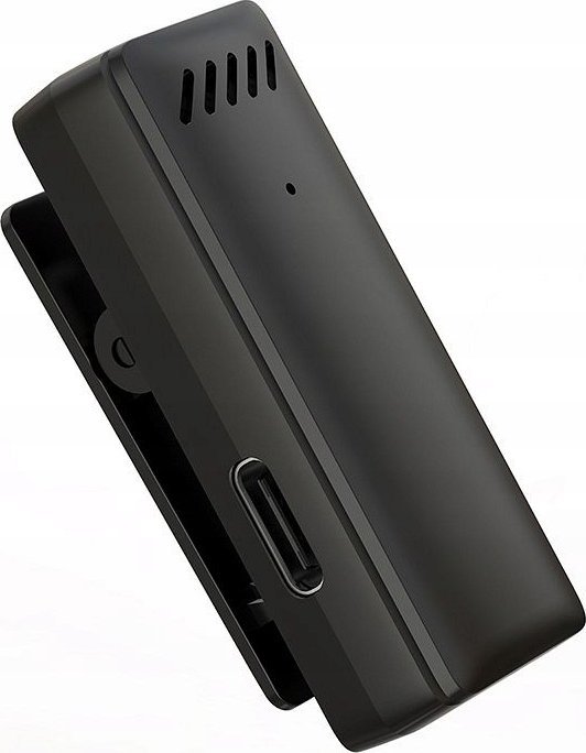 Mikrofon wireless lavalier S11, lidhje Lightning, kuti karikimi, i zi
