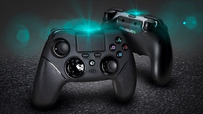 Kontroller Evolveo Ptero 4PS, me kabllo, i zi