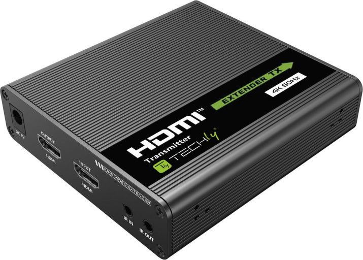 Extender HDMI Techly 4K, deri 70m, Cat.6/6A/7, i zi
