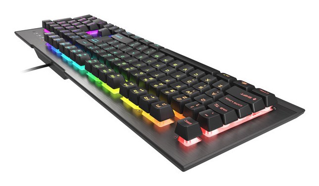Tastierë lojërash GENESIS Rhod 500 RGB, USB, QWERTY, e zezë/e hirtë